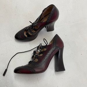Stunning Vintage Like Heels with straps and designs